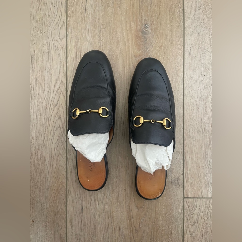 Gucci Princetown Horsebit Mules - 38